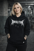 ORGANIC HOODIE - "Bring It On" - front - black