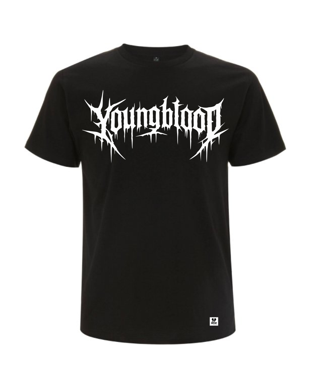 ORGANIC T-SHIRT - "Youngblood" - front - black