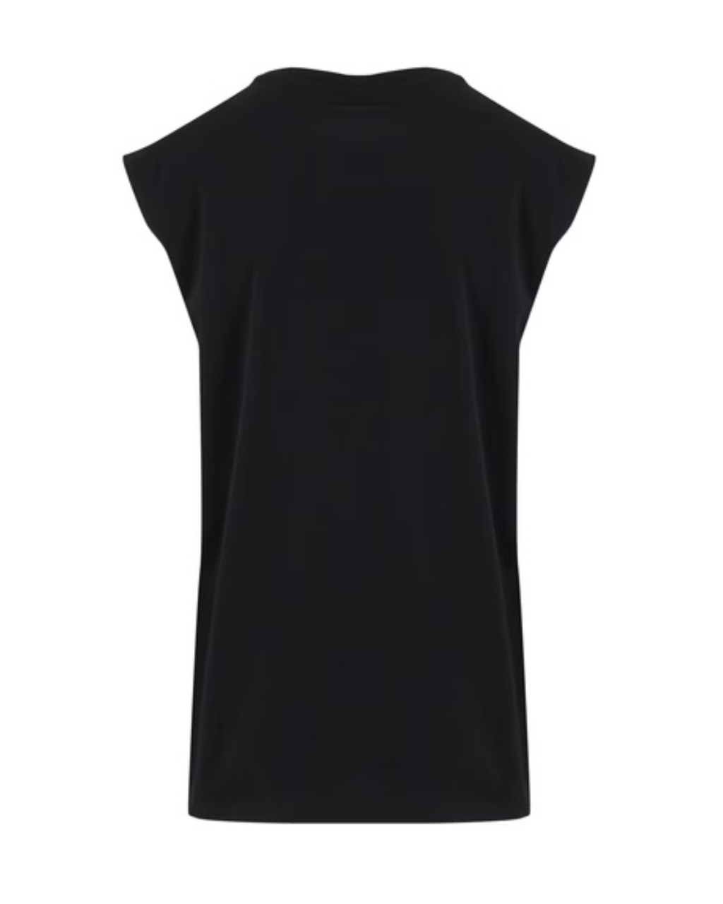 ORGANIC SLEEVELESS SHIRT - "No Bad Blood" - cross - black