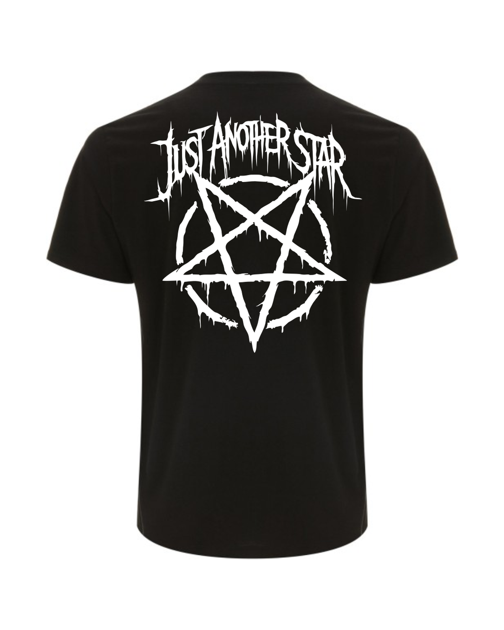 ORGANIC T-SHIRT - "Just Another Star" - backpiece - black