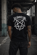 ORGANIC T-SHIRT - "Just Another Star" - backpiece - black