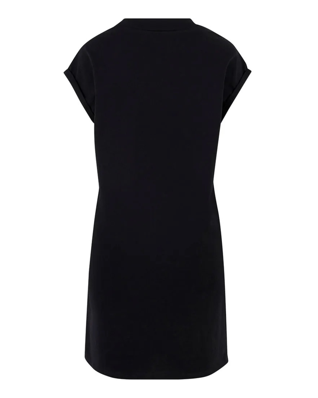 ORGANIC SHOULDER DRESS - "No Bad Blood" - cross - black